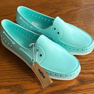 Native Howard Sugarlite Slip-On Shoes in Sherbert Blue Unisex M7 W9 NWT
